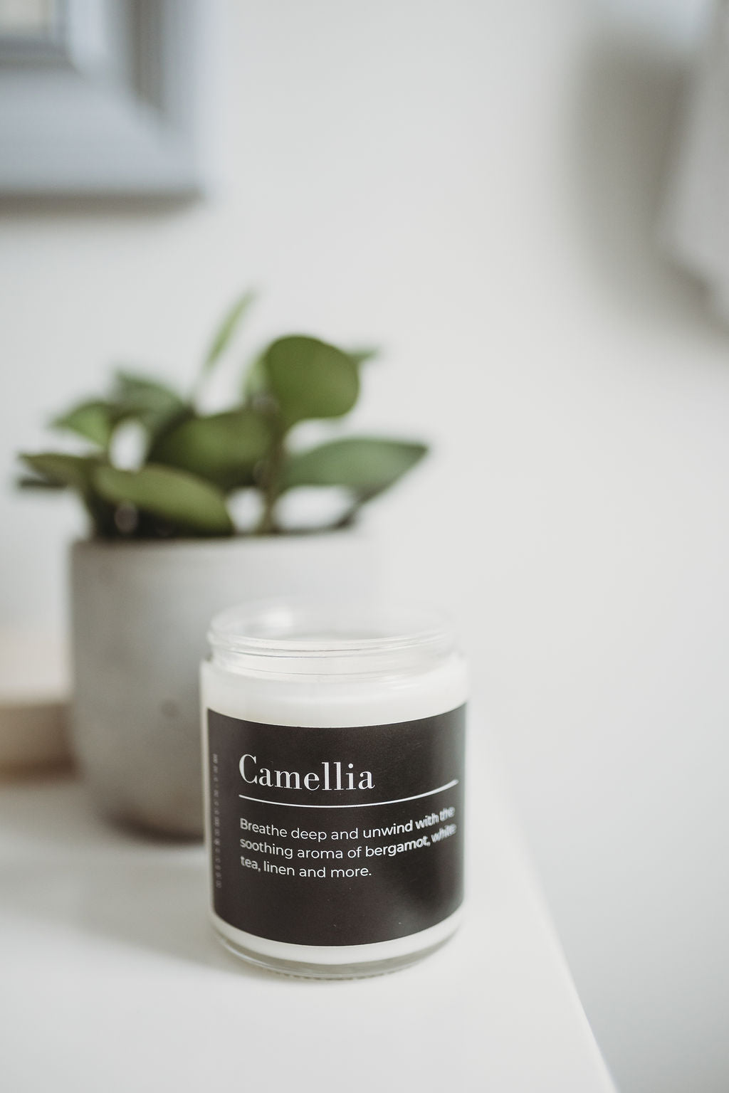  Musee Camellia & Lotus Soy Wax Candle - Organic